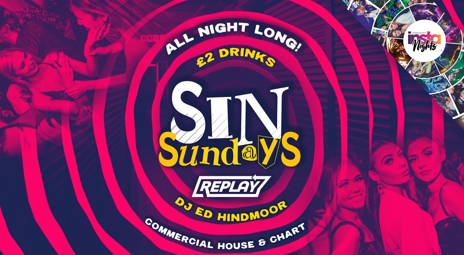 Sin Sundays at Replay