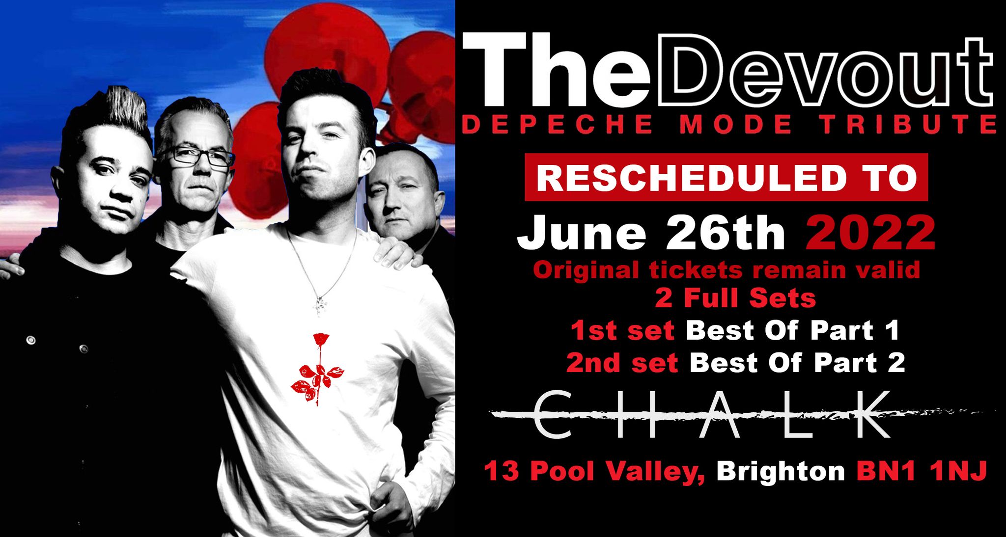 Depeche Mode Tribute – CANCELLED !!!!