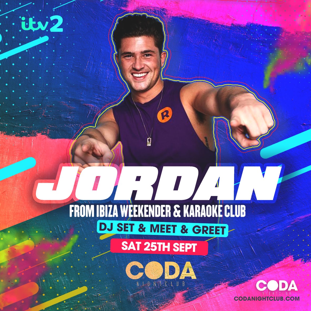 CODA Saturdays | Jordan Ibiza Weekender | DJ Set / Meet & Greet