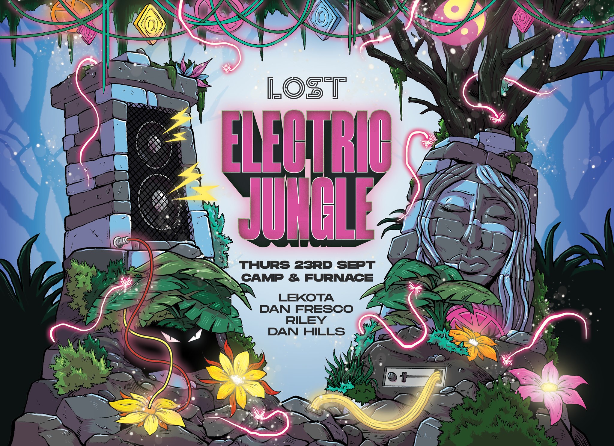 LOST Electric Jungle : Liverpool Freshers : Camp & Furnace : Thurs 23rd Sep