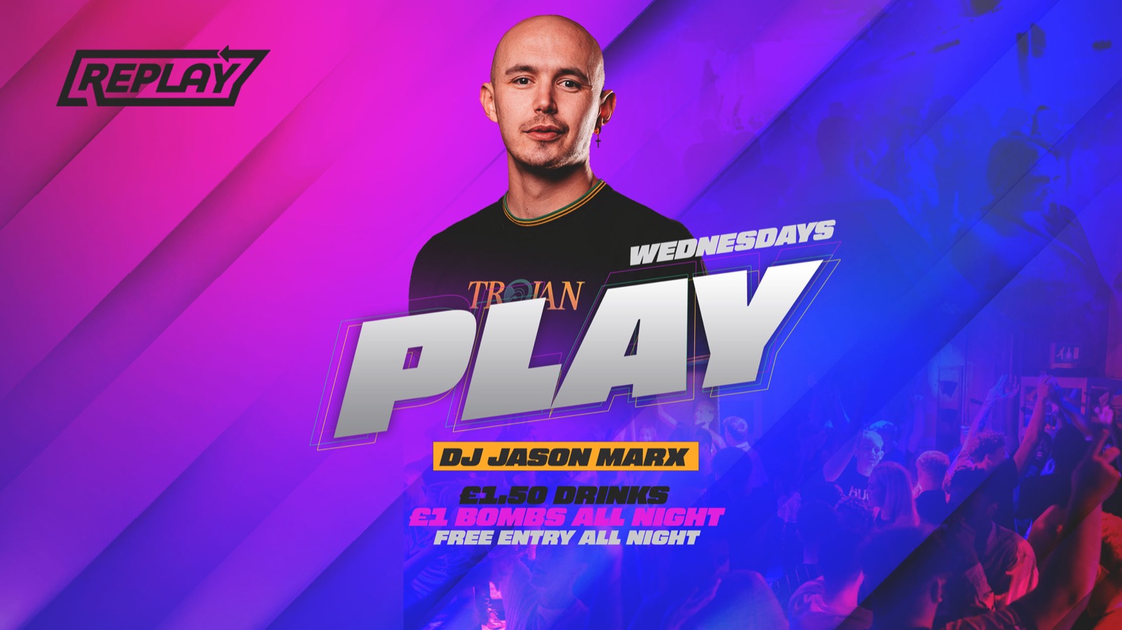 Play Wednesdays At Replay