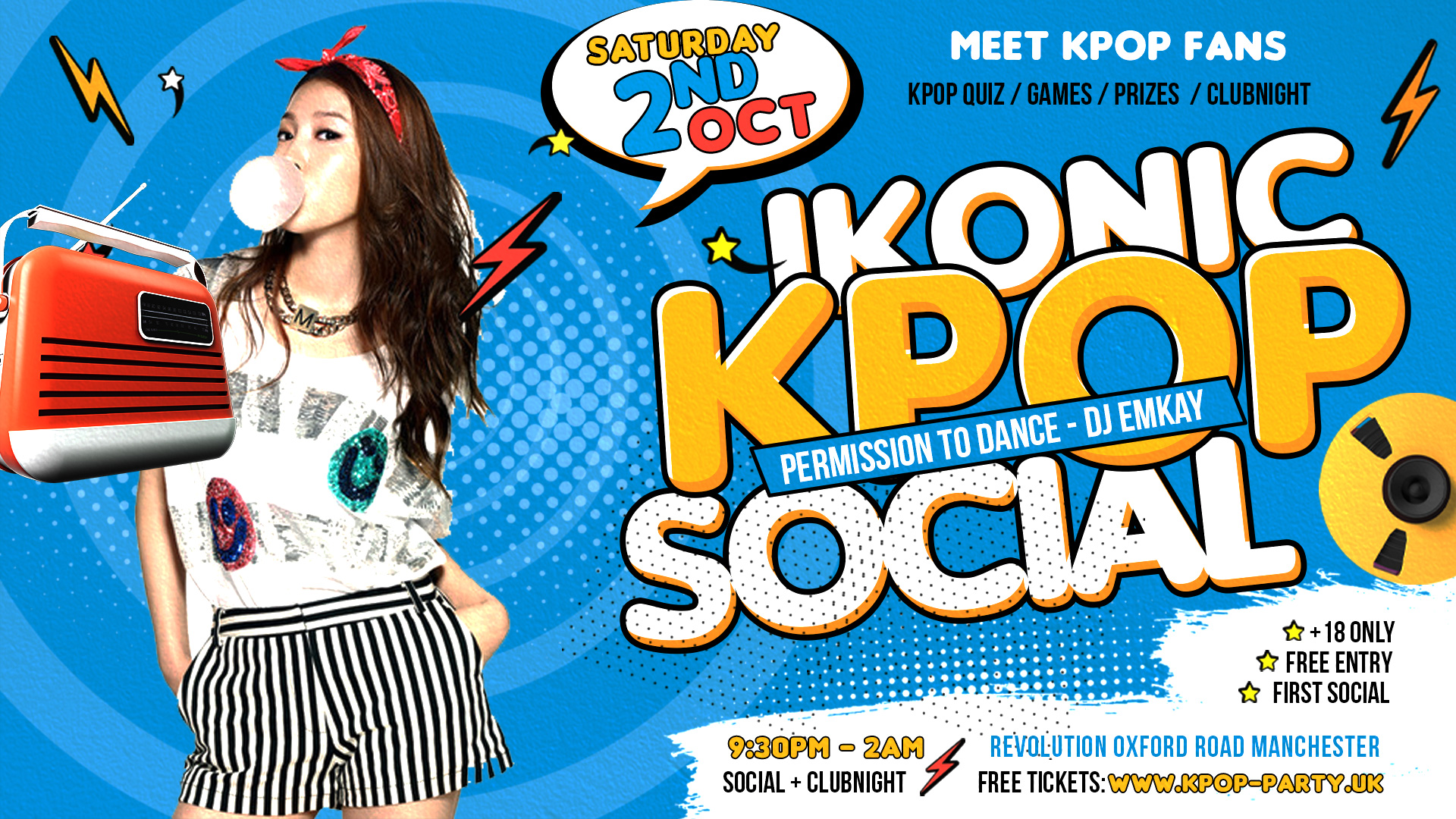 IKonic Kpop Social : Permission to dance | FREE ENTRY