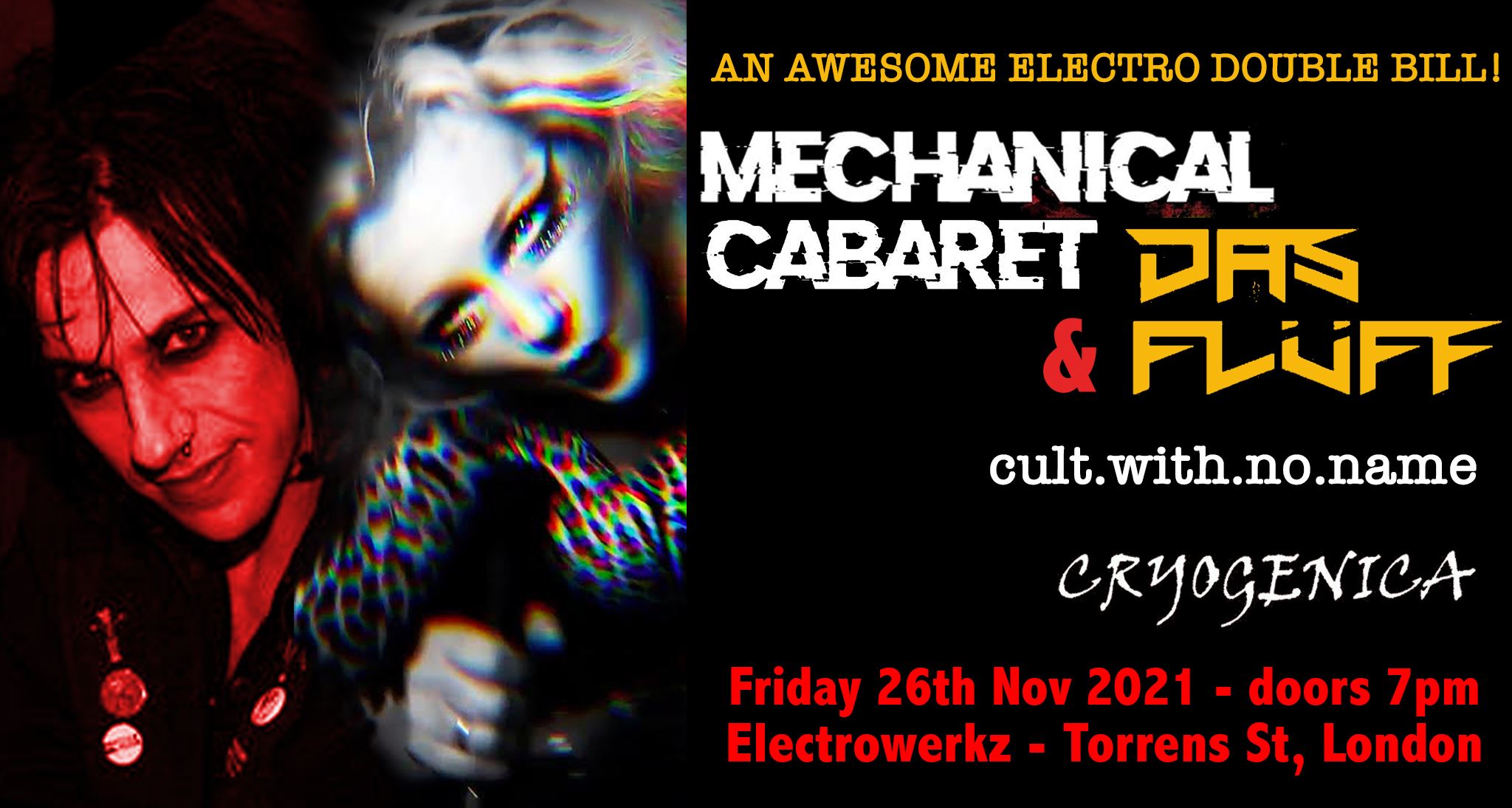 MECHANICAL CABARET & DAS FLÜFF Double Headliner + GUESTS