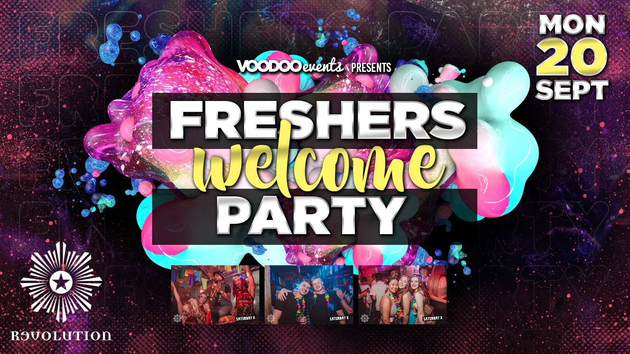 Freshers Welcome Party at Revolution Electric Press  – 20th September