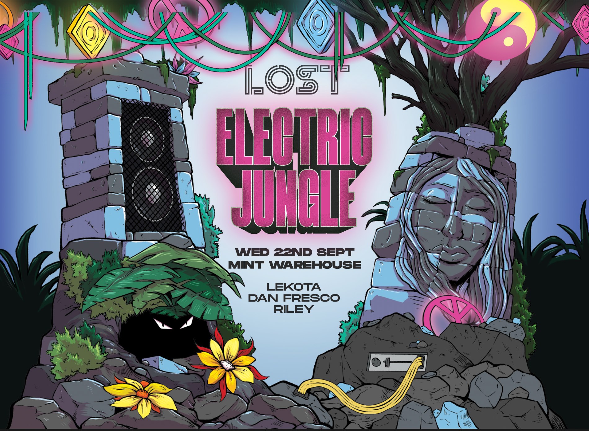 LOST Electric Jungle : Leeds Freshers : Mint Warehouse : Wed 22nd Sep