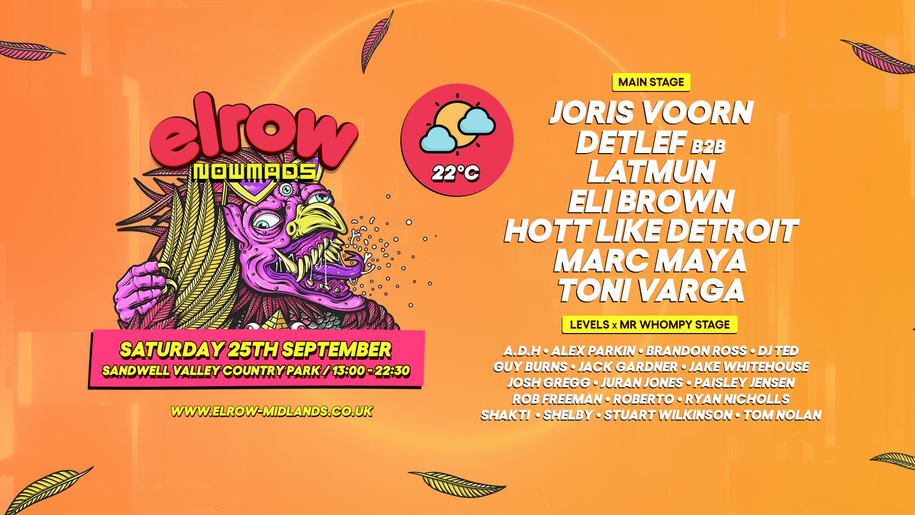 elrow Nowmads : Midlands (15 Mins From Birmingham City Centre)