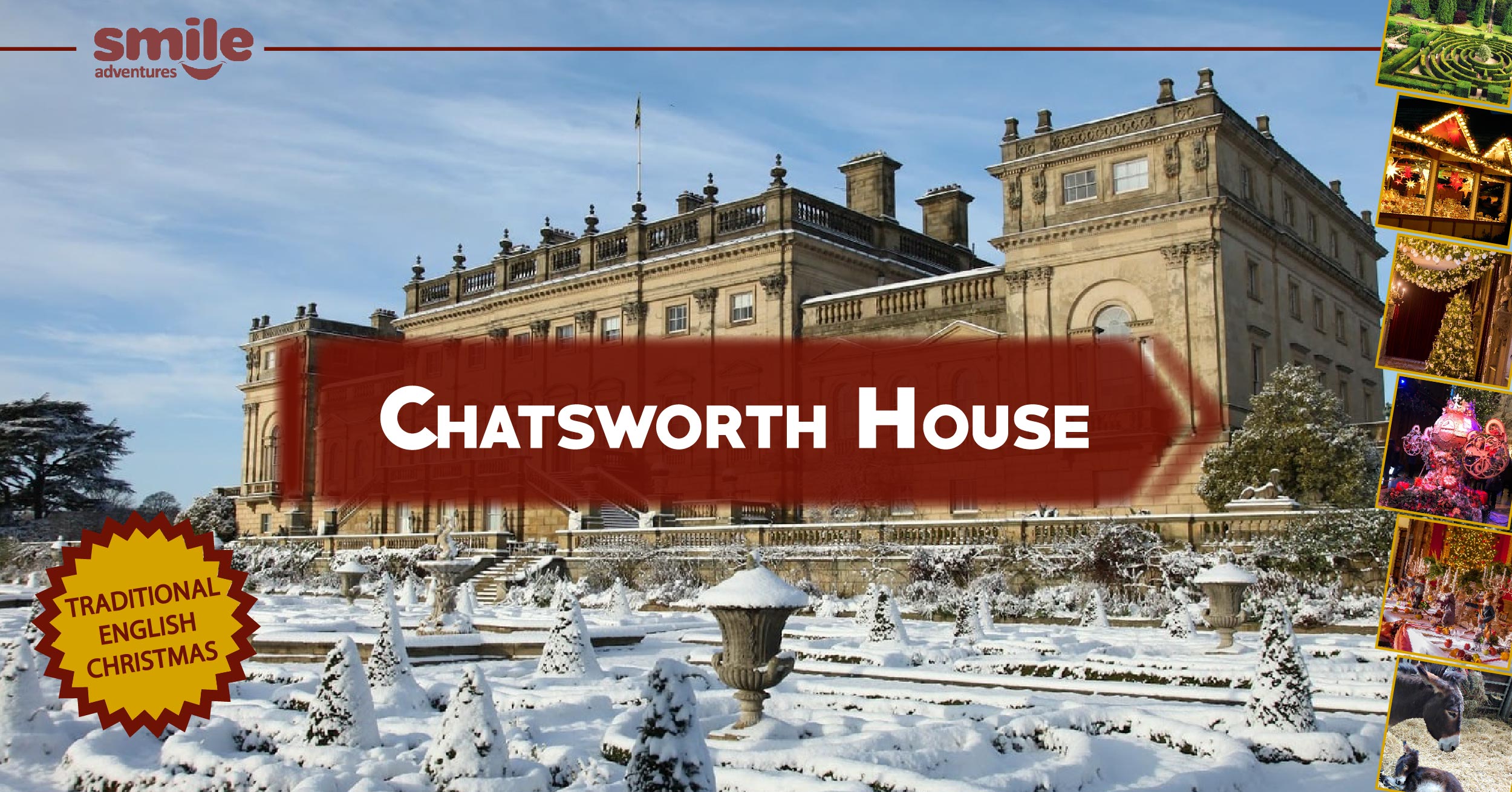 Christmas at Chatsworth House – From Manchester