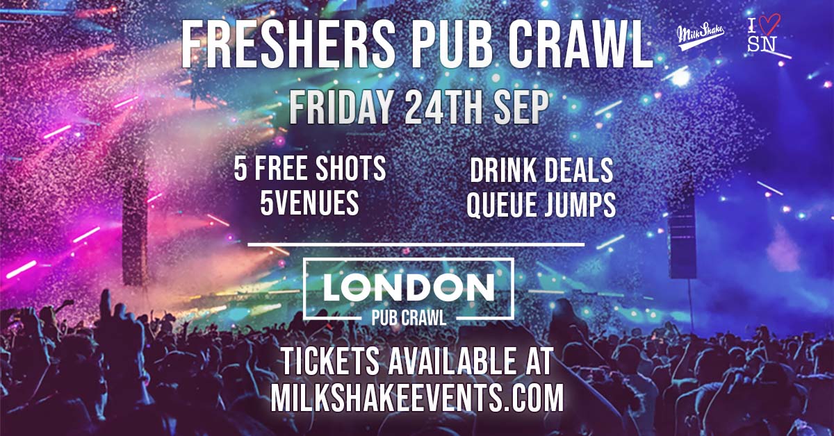 The London Freshers Pub Crawl 2021 (TONIGHT!)