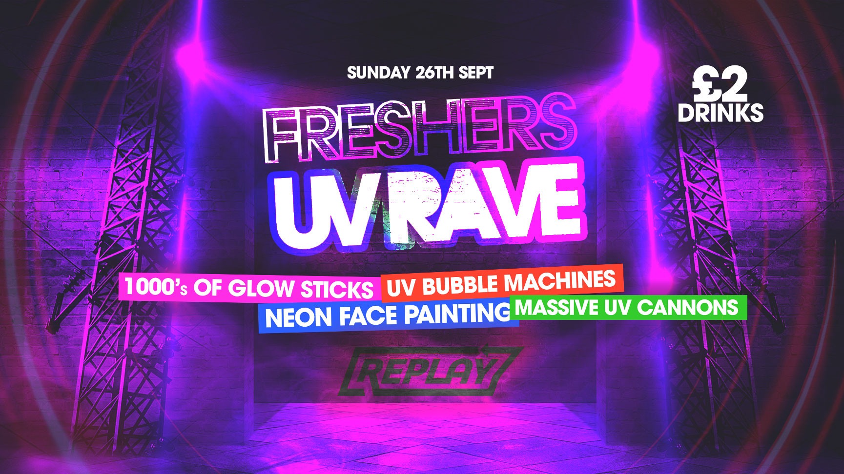 UV Rave – Freshers Welcome Sunday – Replay