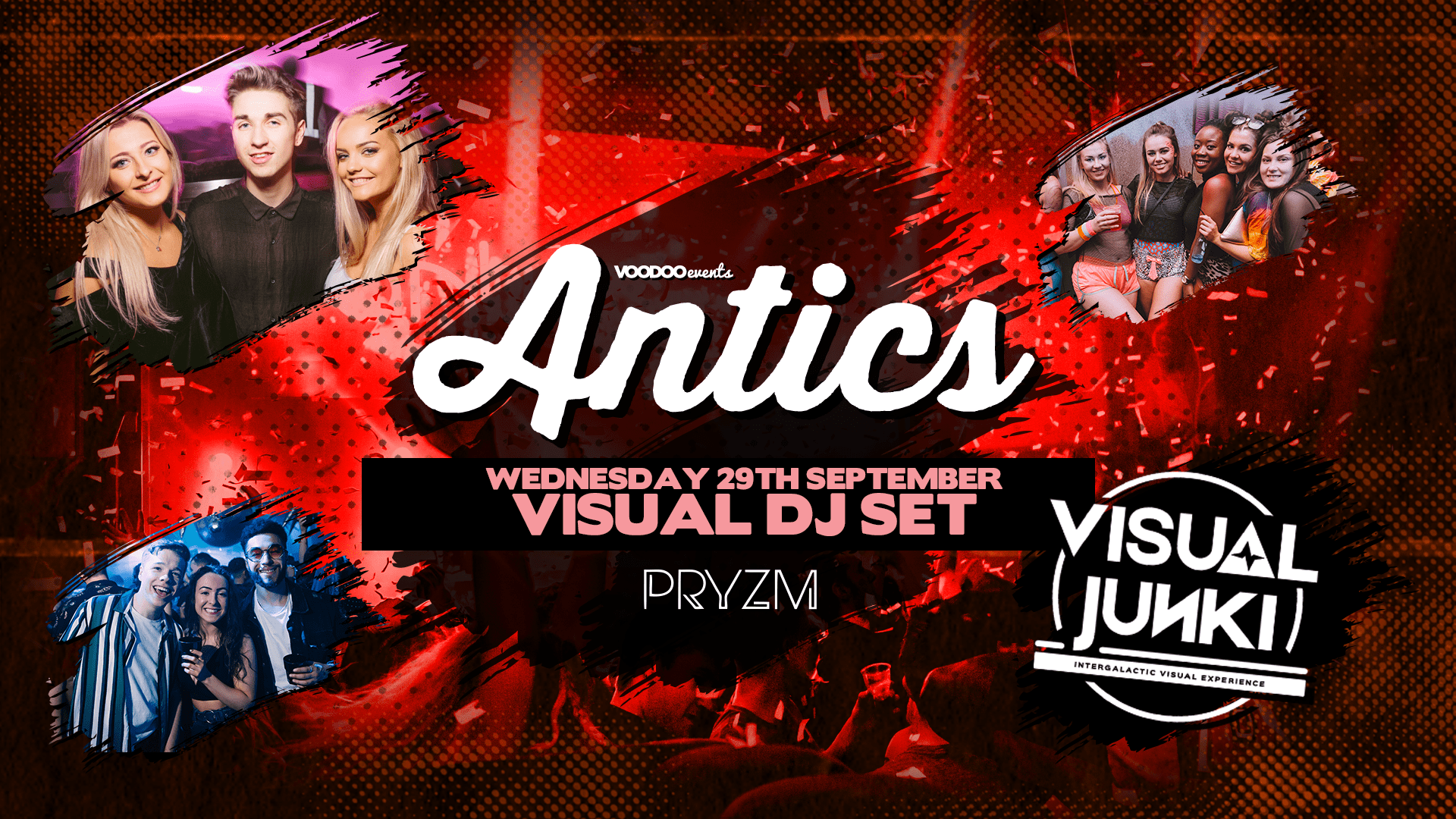 Antics at PRYZM Leeds – with Martyn Hand (Visual DJ Set) 29th September