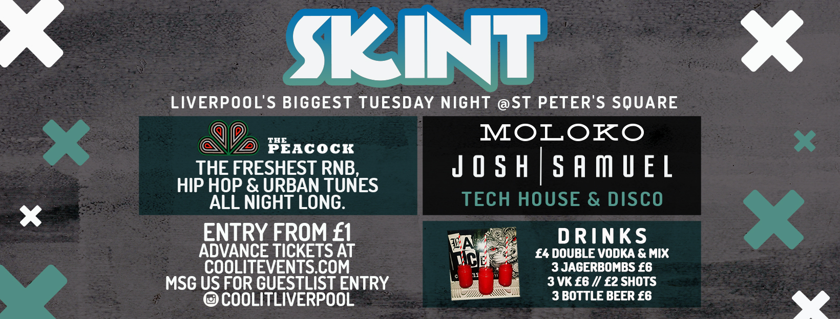 SKINT Tuesdays – Freshers Opening Party