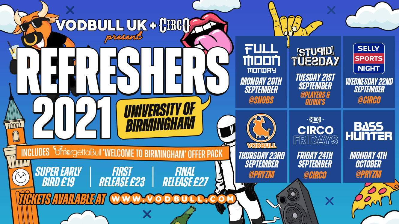 UoB ⚠️  ONLY BASSHUNTER Tickets left!⚠️ University of Birmingham