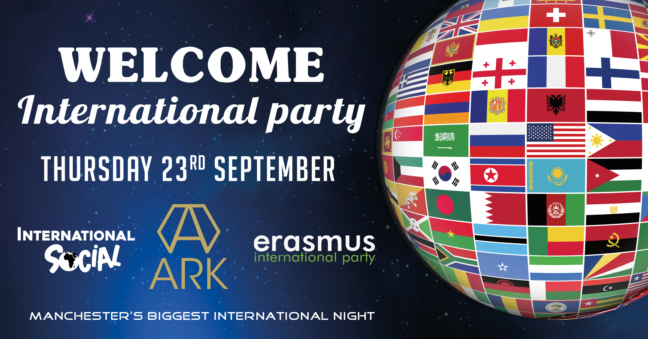 Welcome International  Party – Manchester