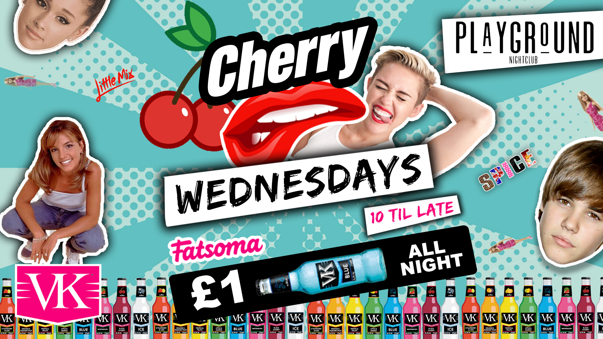 CH🍒RRY WEDNESDAYS !! £1 VK’S ALL NIGHT 🍹 FRESHERS 🤩 FINAL 50 TICKETS !!