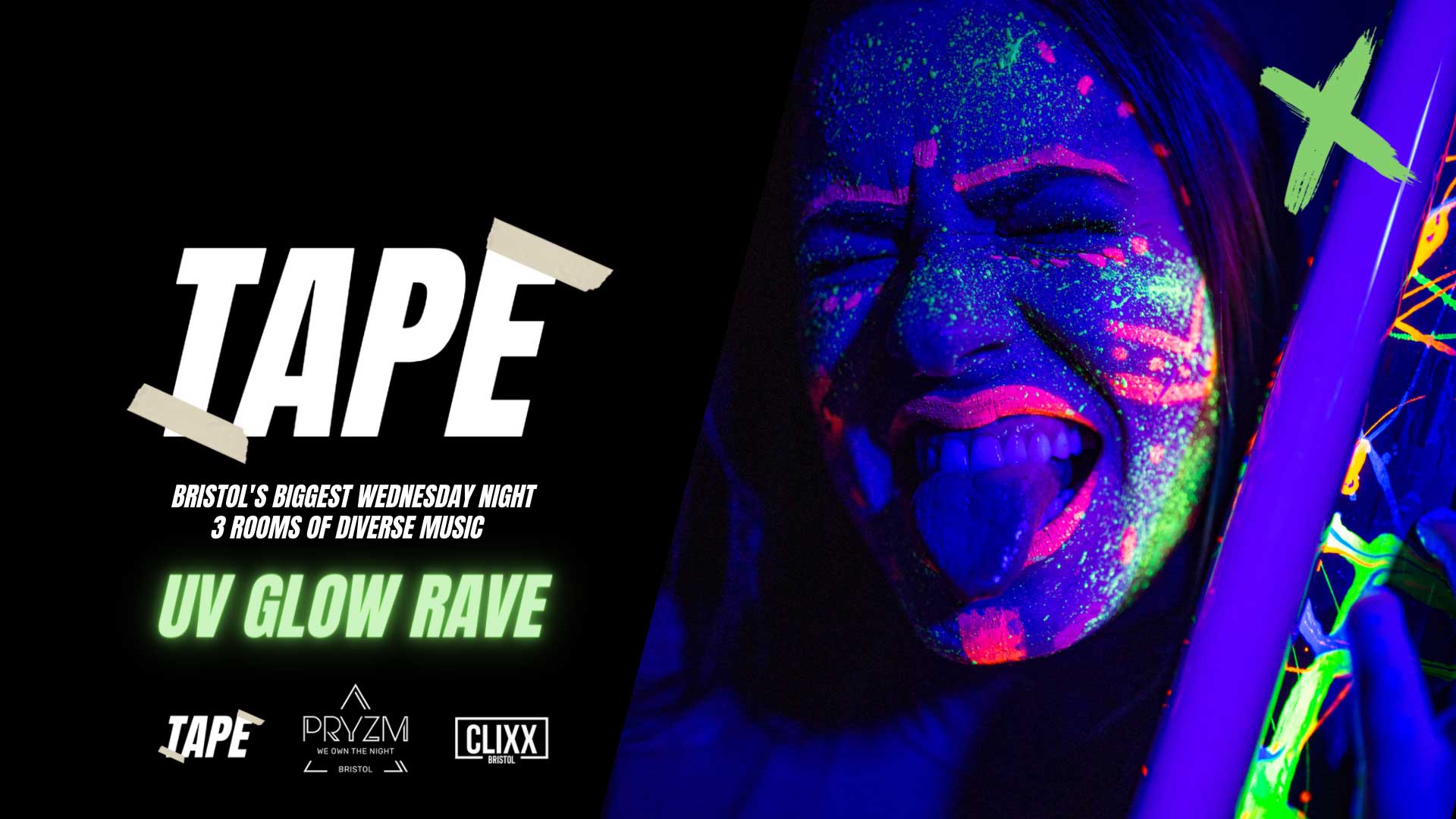 TAPE – UV Glow Rave