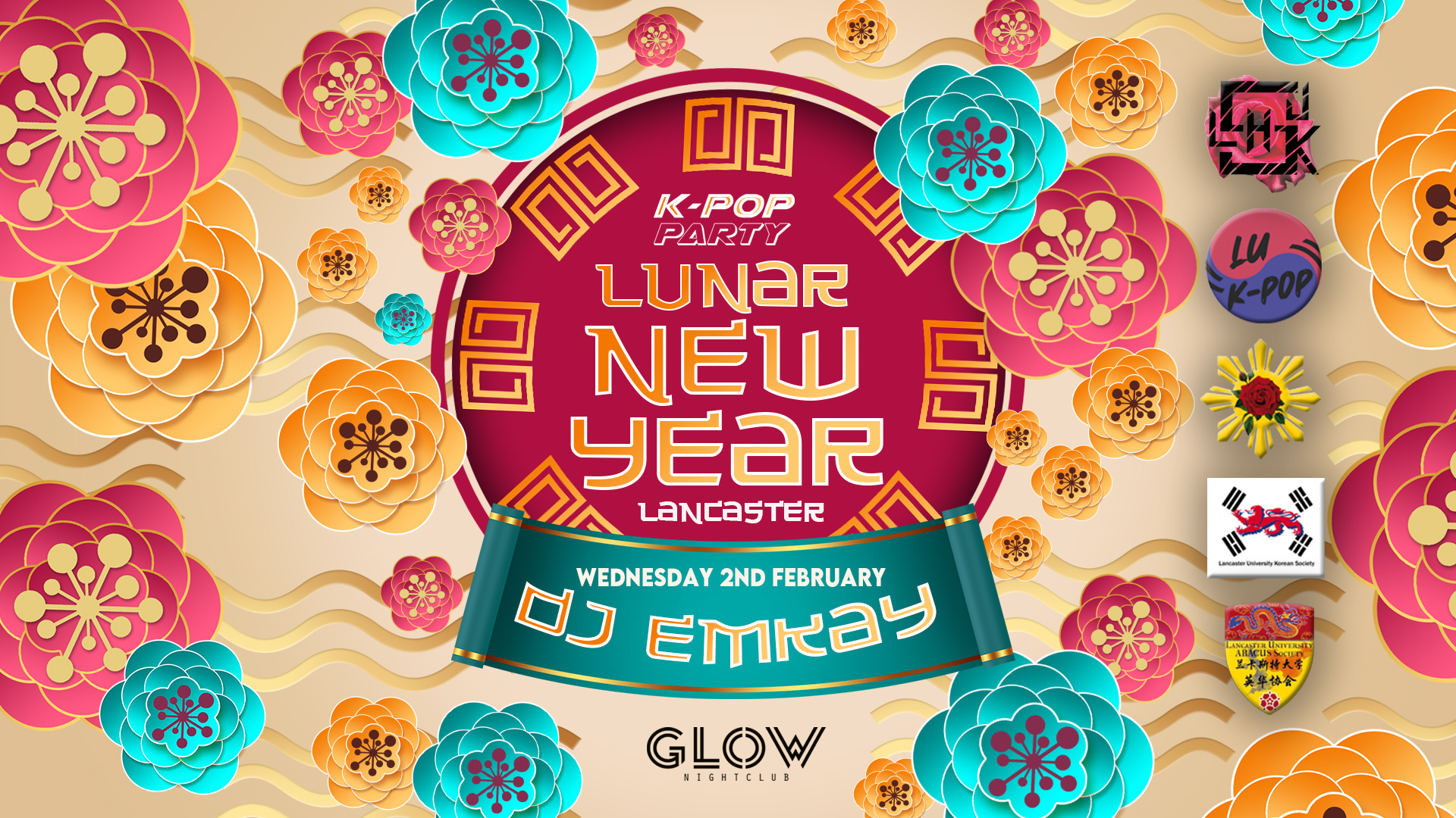 K-Pop Party Lancaster: LUNAR NEW YEAR with DJ EMKAY | Wednesday 2nd February