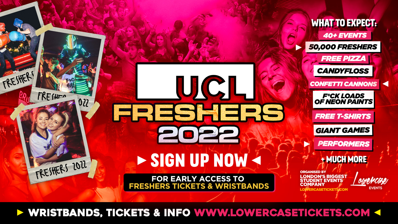 [FREE PRESALE REGISTRATION] University College London (UCL) Freshers