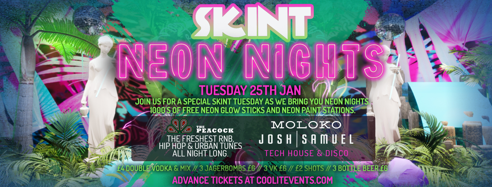 SKINT Tuesdays : Neon Nights