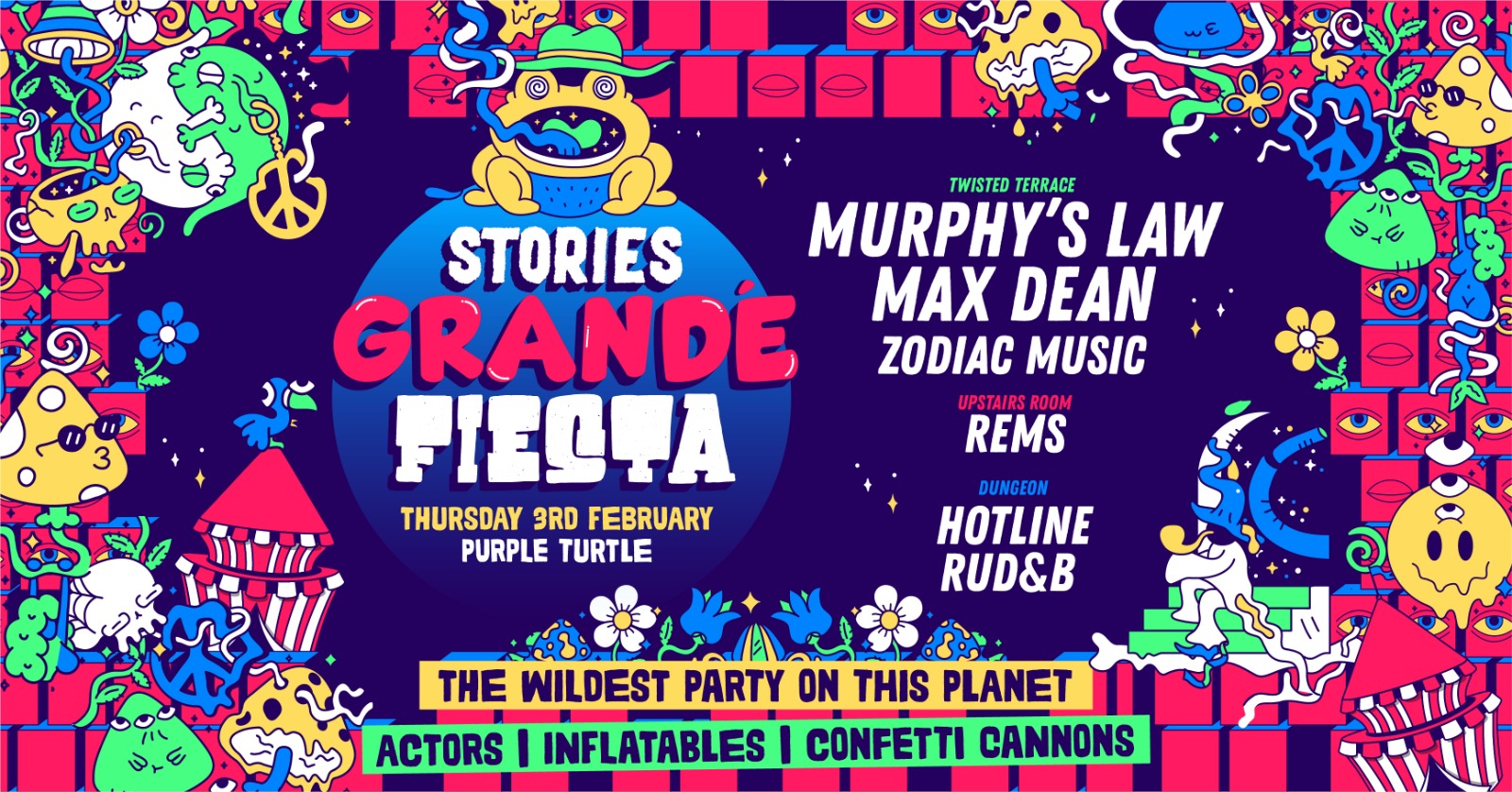 Stories Grandé Fiesta – Thursday 3rd February