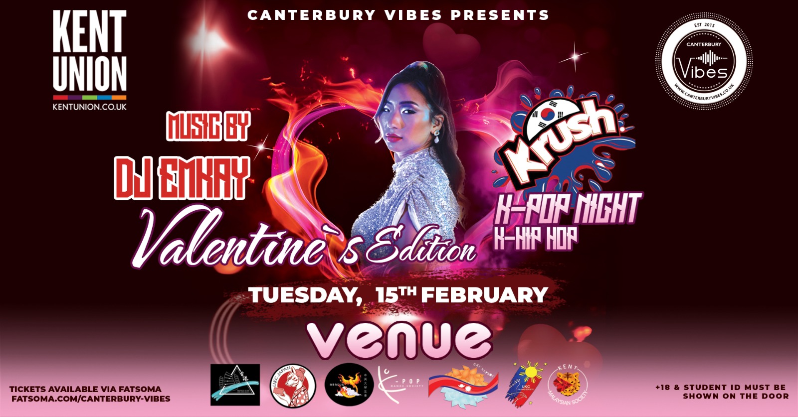 KRUSH – Valentine’s K-POP Edition with Special Guest DJ EMKAY