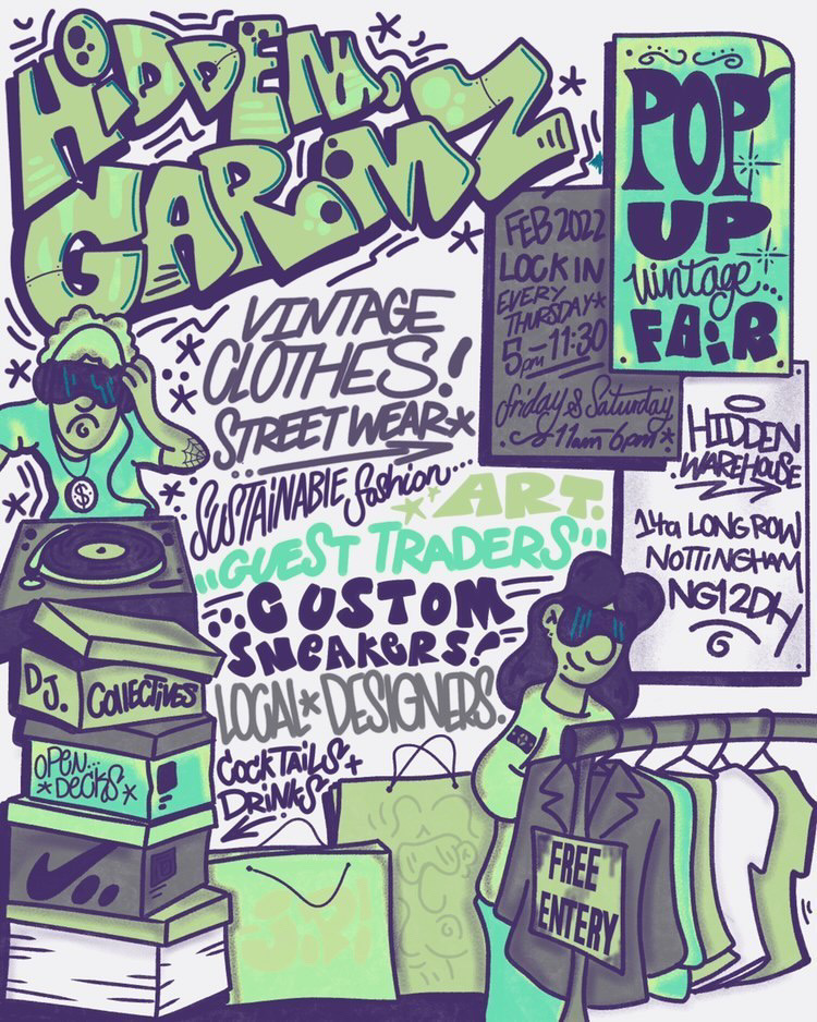 Hidden Garmz – POP UP // W3