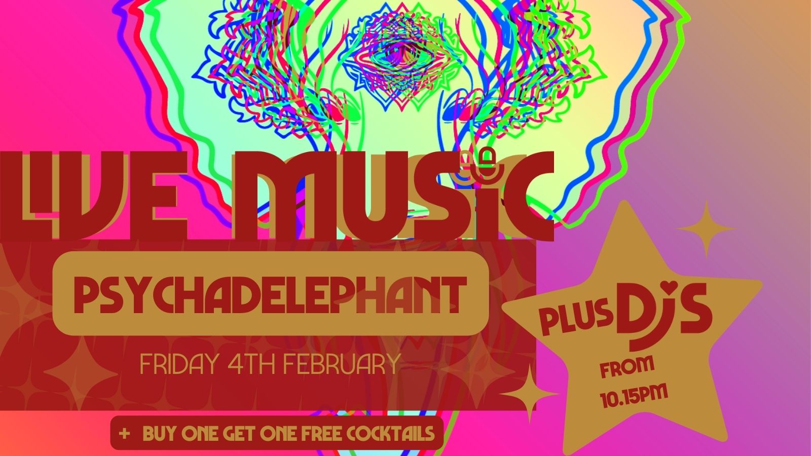 Live Music: PSYCHADELEPHANT // Annabel’s Cabaret & Discotheque, Plymouth