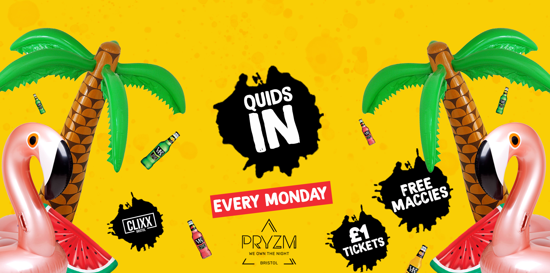 QUIDS IN / January Sesh  –  £1 Tickets