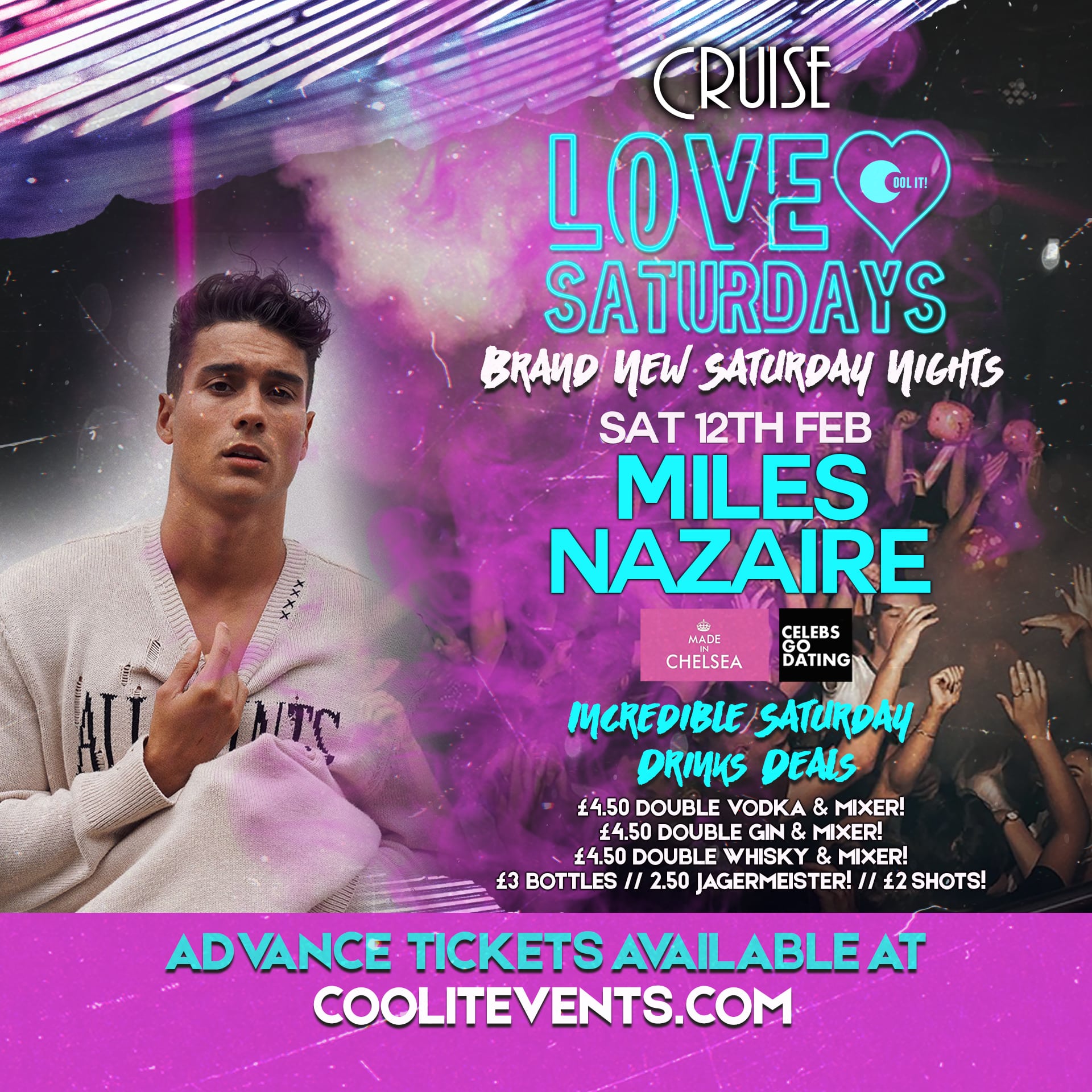 LOVE Saturdays : Miles Nazaire (Celebs Go Dating / Made In Chelsea)