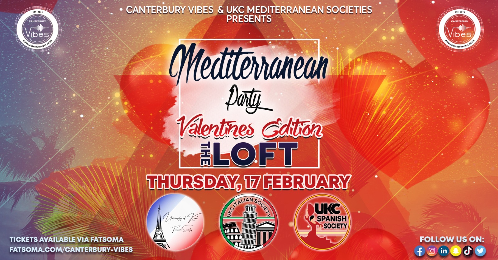 Mediterranean Party @ The Loft: Valentine’s Edition