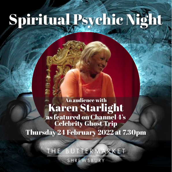 Spiritual Psychic Night with guest TV medium Karen Starlight – Live