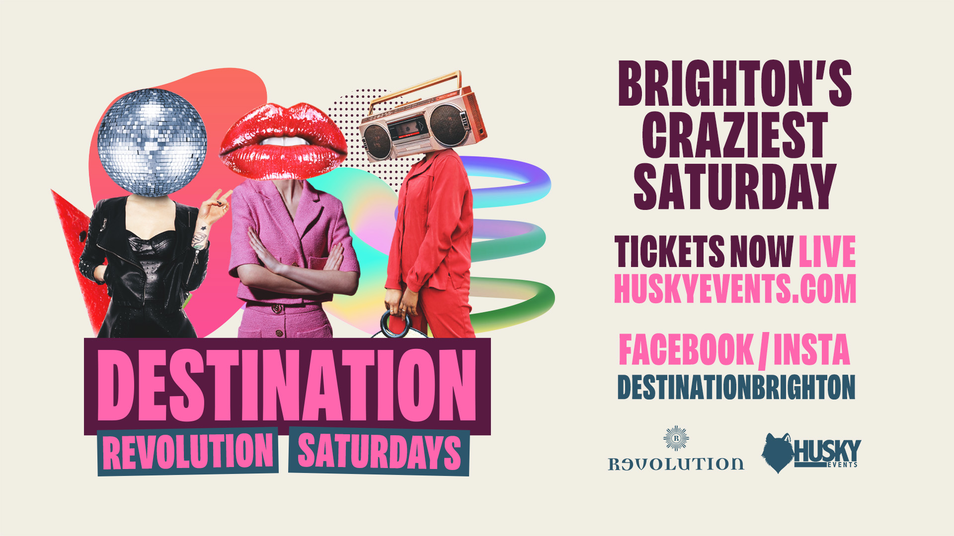 Destination x Revolution Saturdays ➤ Brighton’s Craziest Saturday Night ➤ 22.10.22