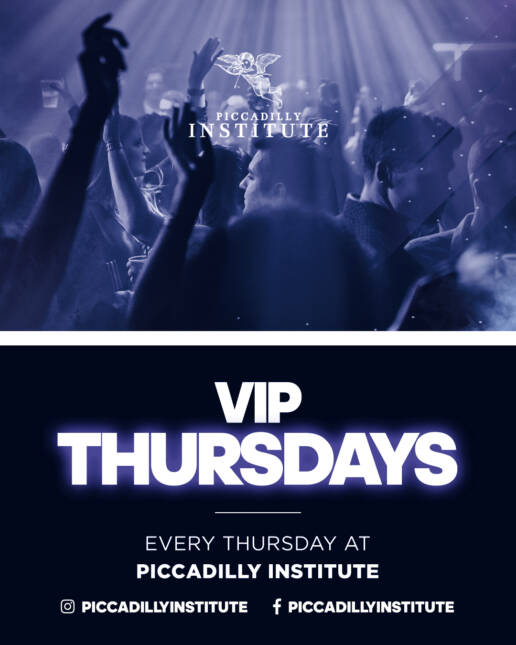 VIP THURSDAYS – Every Thursday – Student drinks all night 🎉