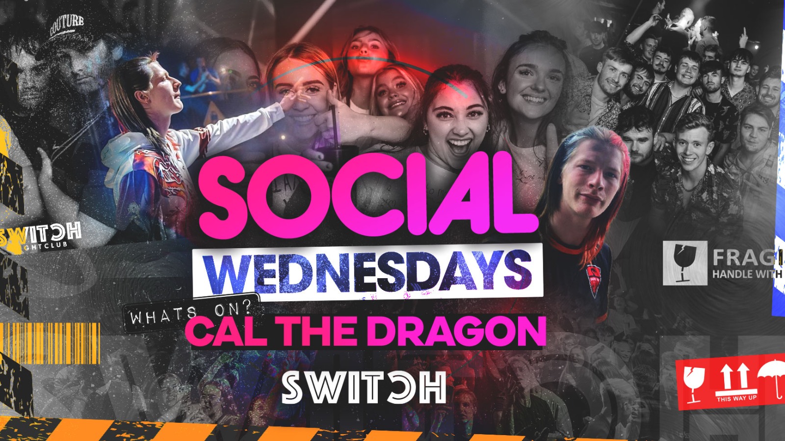 SOCIAL – Every Wednesday at SWITCH | Cal The Dragon