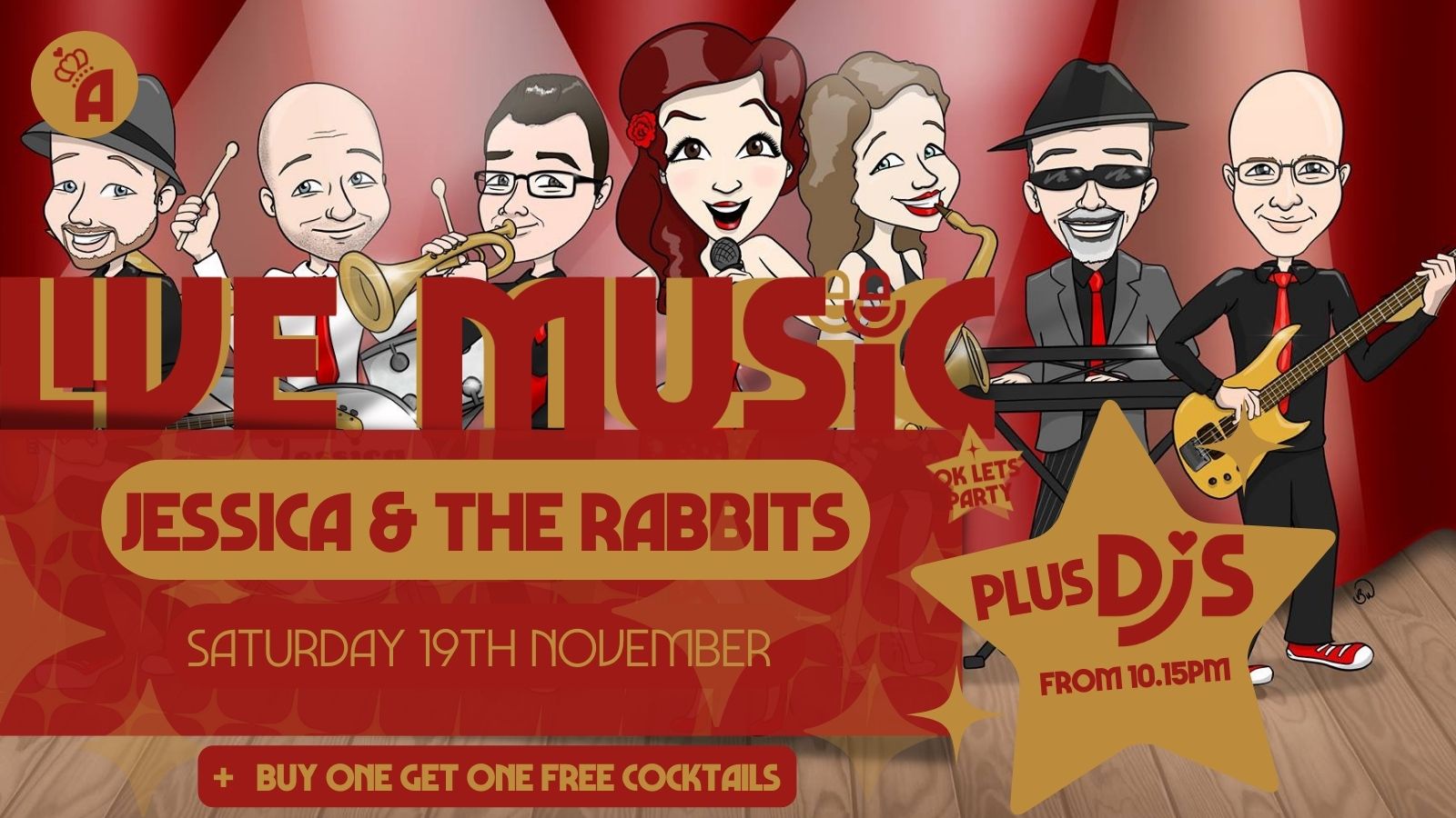 Live Music: JESSICA & THE RABBITS // Annabel’s Cabaret & Discotheque
