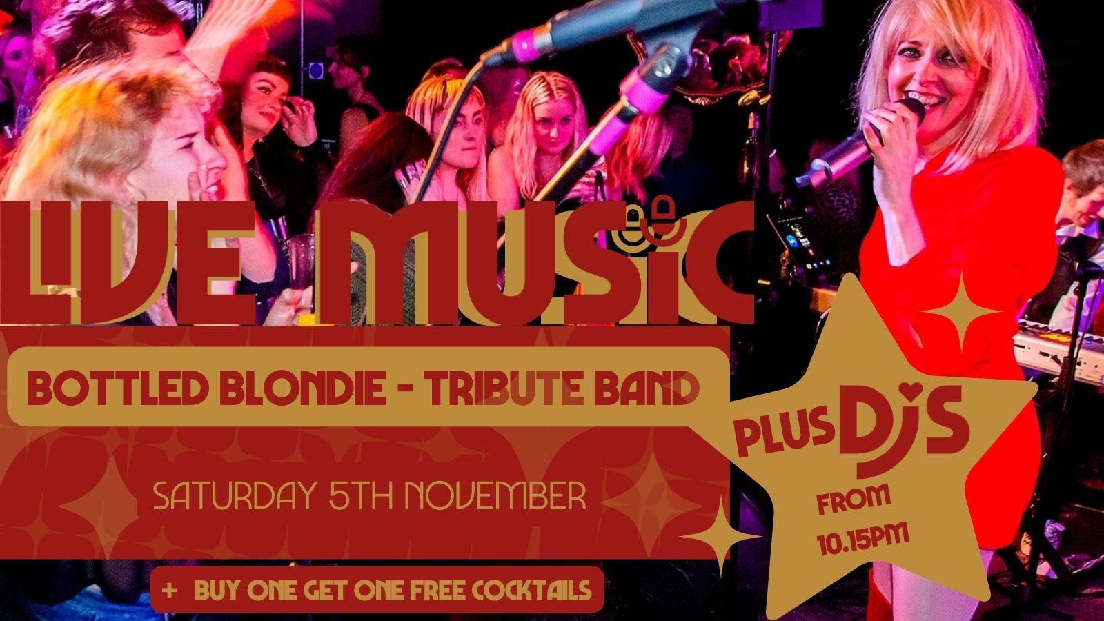 Live Music: BOTTLED BLONDIE – Blondie Tribute Band // Annabel’s Cabaret & Discotheque