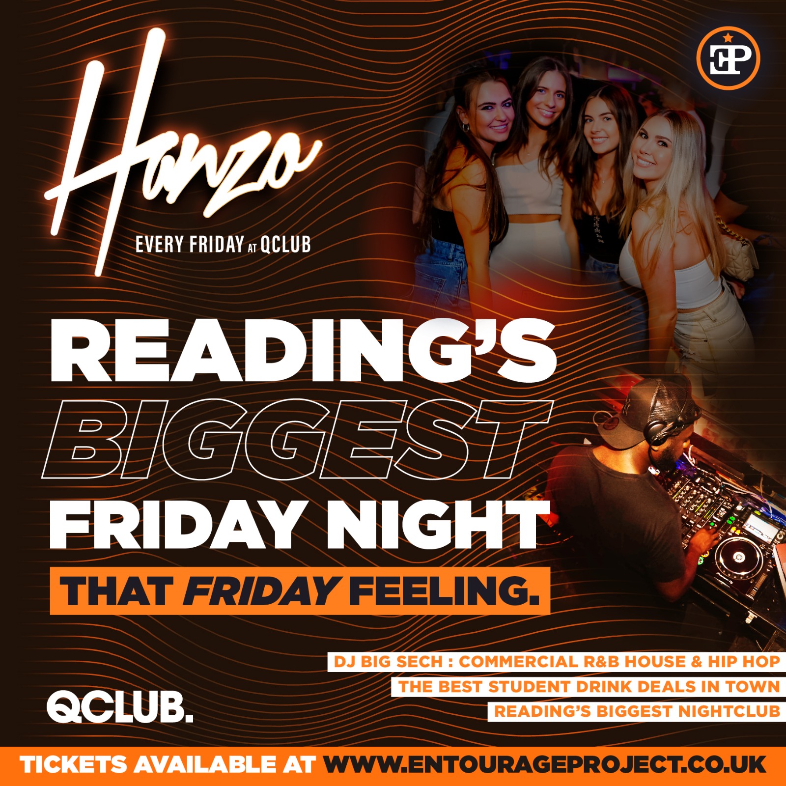 Hanzo – Reading’s Biggest Friday Night