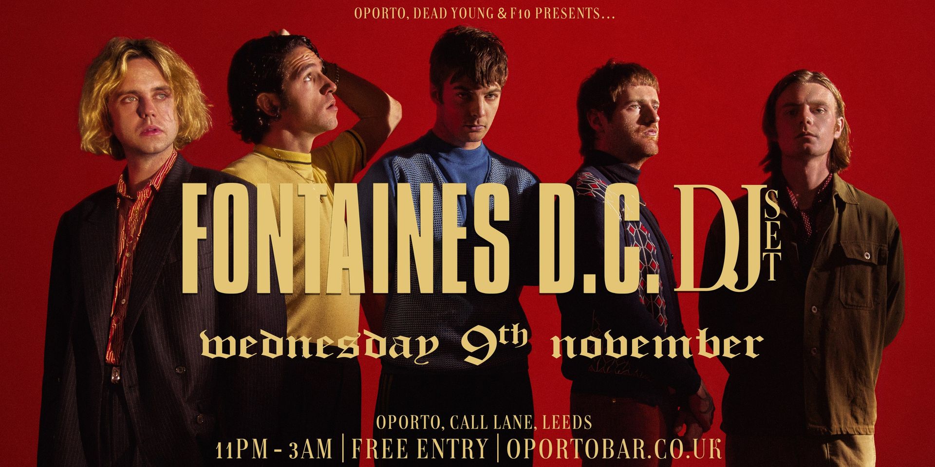 Fontaines D.C. DJs – Leeds Afterparty