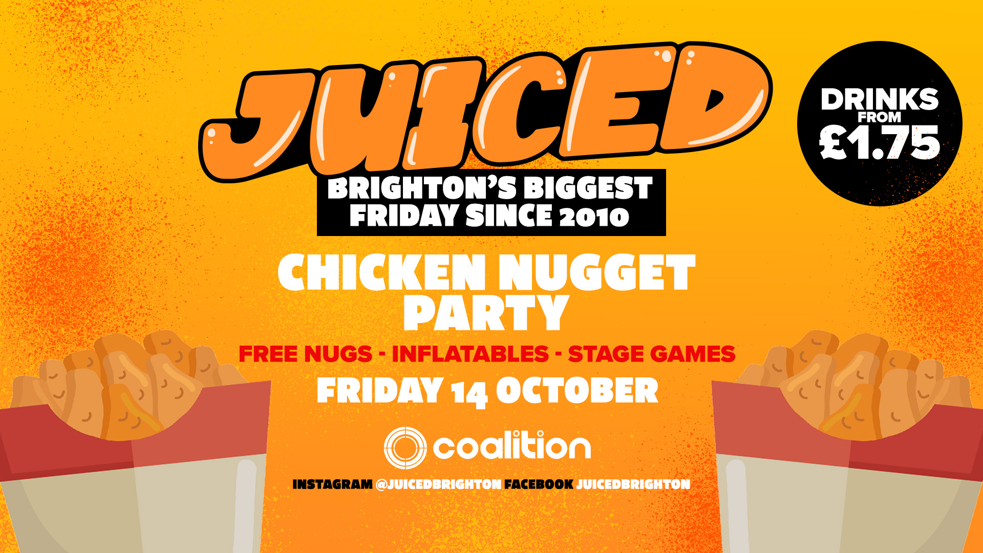 JUICED Fridays x Chicken Nugget Party | 14.10.22