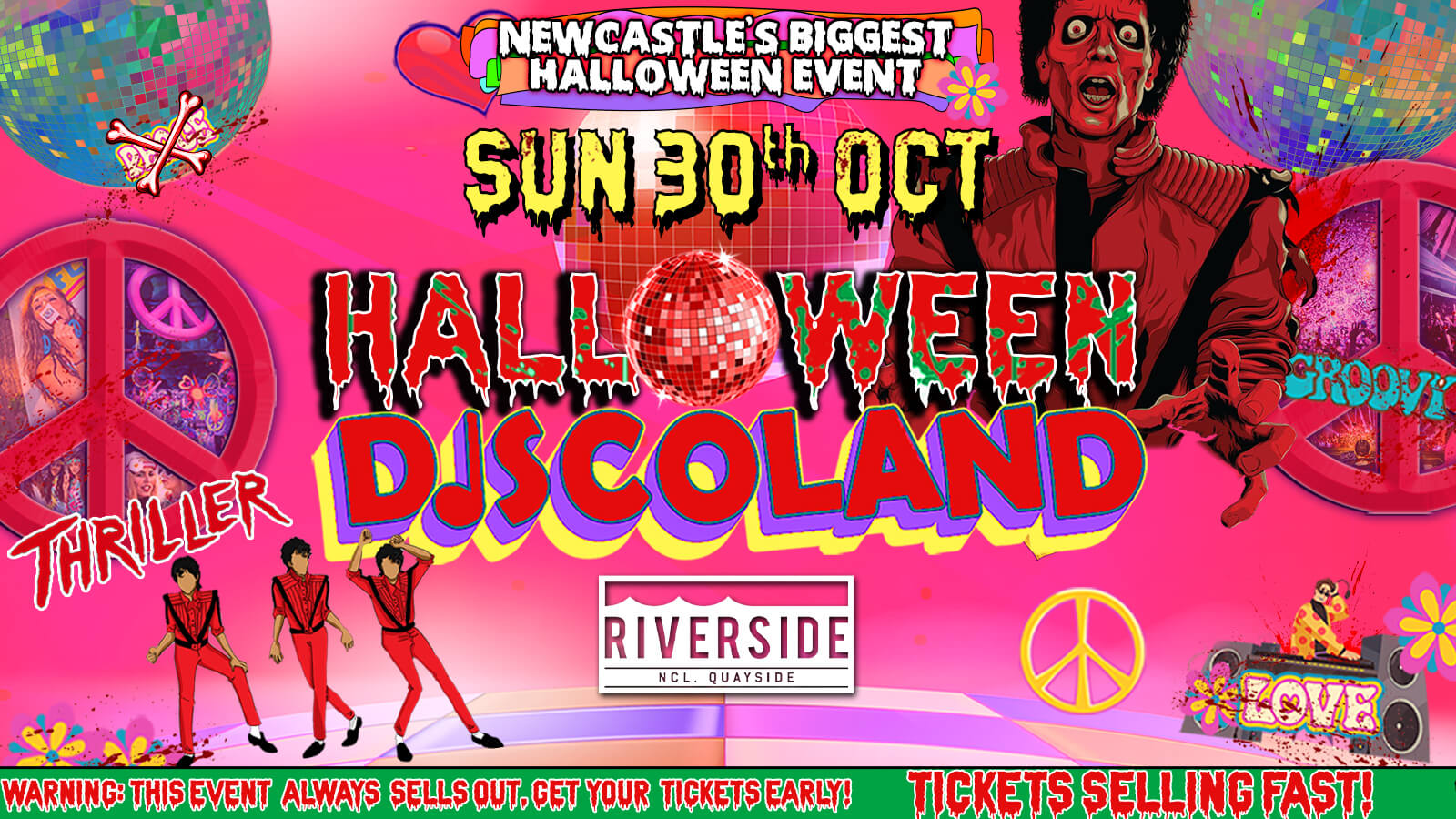 NEWCASTLE HALLOWEEN DISCOLAND CITY VAULTS! FINAL 50 TICKETS 🕺 🚨