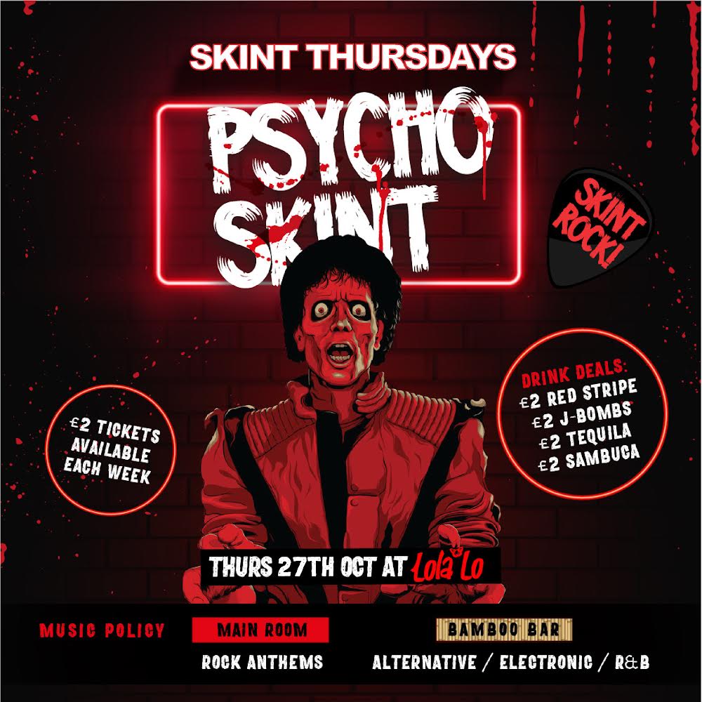 Skint Thursday – Psycho Skint 🎃