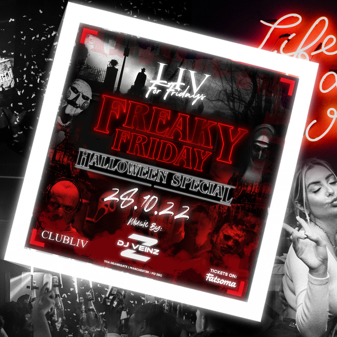 CLUB LIV The Halloween Special, Friday 28th October at Club Liv
