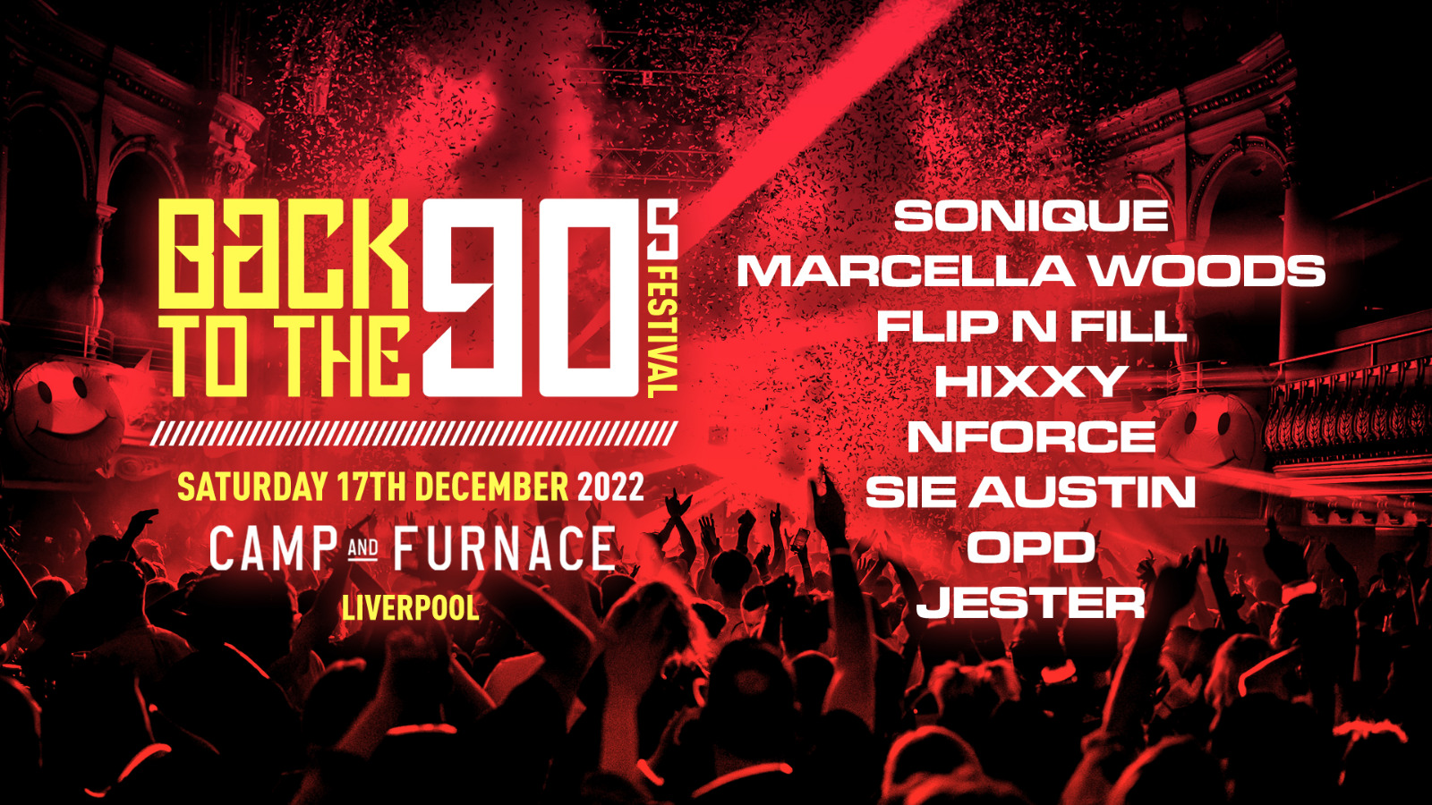 Back To The 90s – Xmas Festival – Camp & Furnace