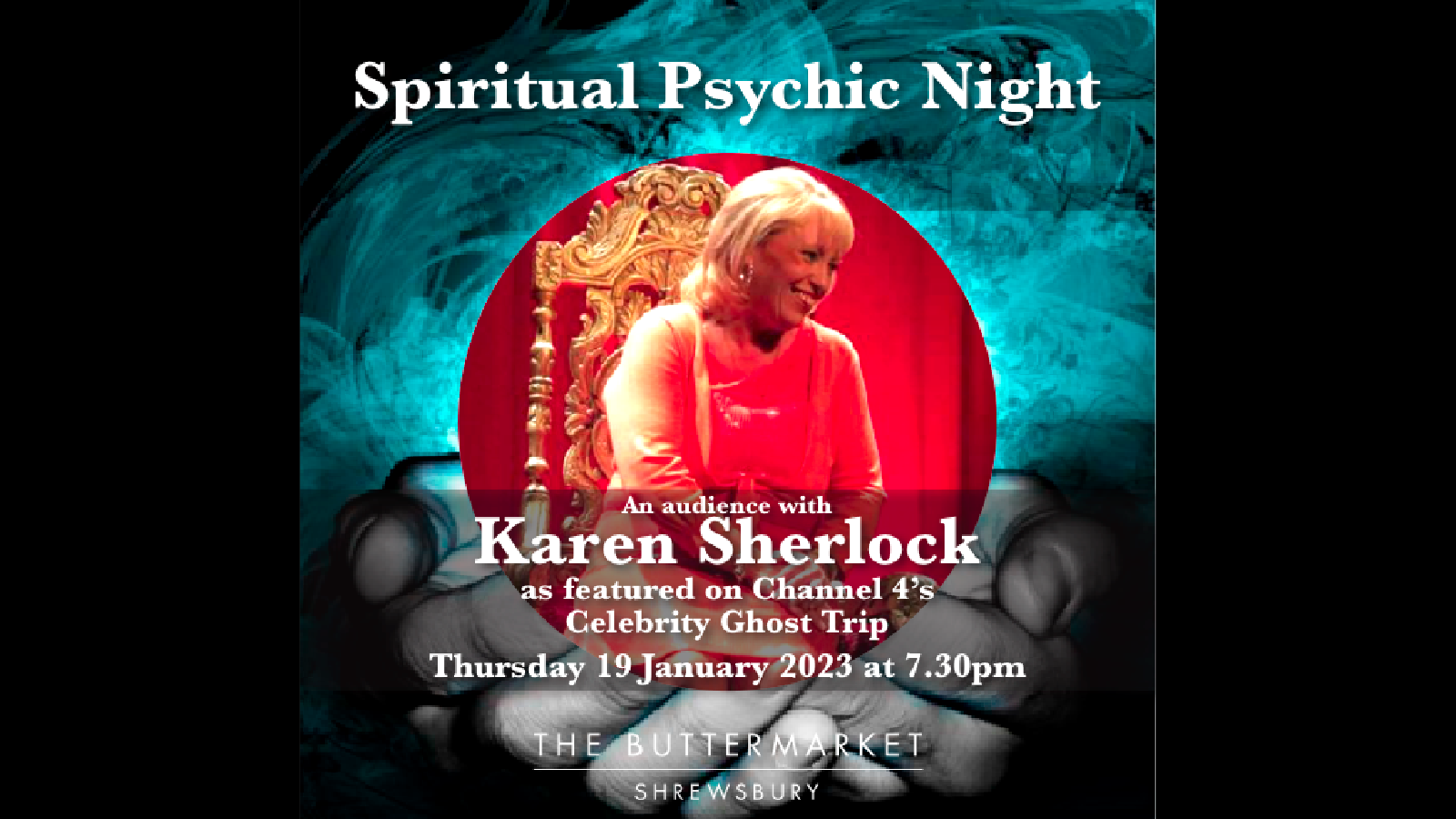 Spiritual Psychic Night with guest TV medium Karen Sherlock – Live