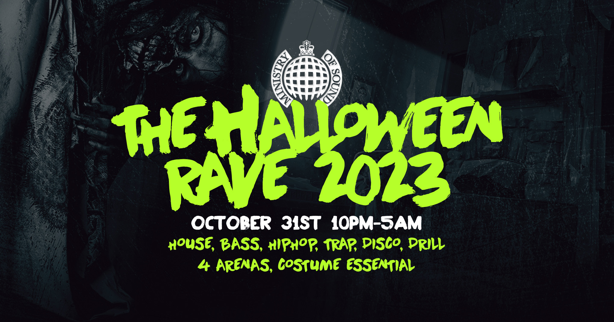 The Halloween Rave 2023 | Ministry Of Sound ? - Milkshake Events