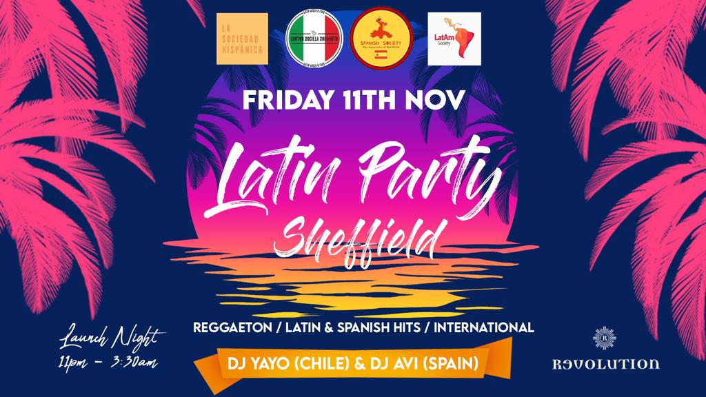LATIN PARTY UK - SHEFFIELD LAUNCH EVENT !! at Revolution Sheffield