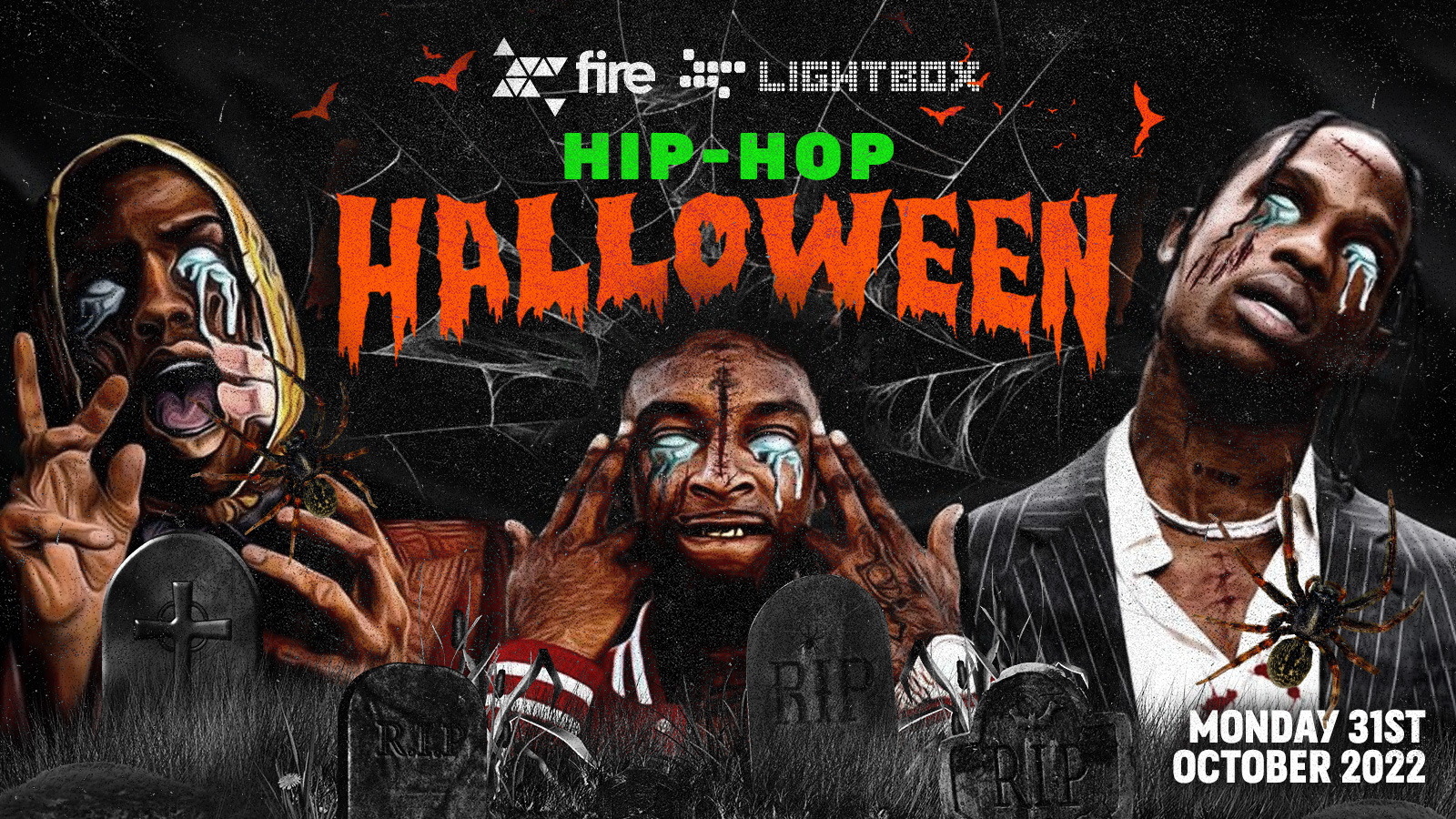 Hip Hop Halloween @ Fire & Lightbox | London Halloween 2022