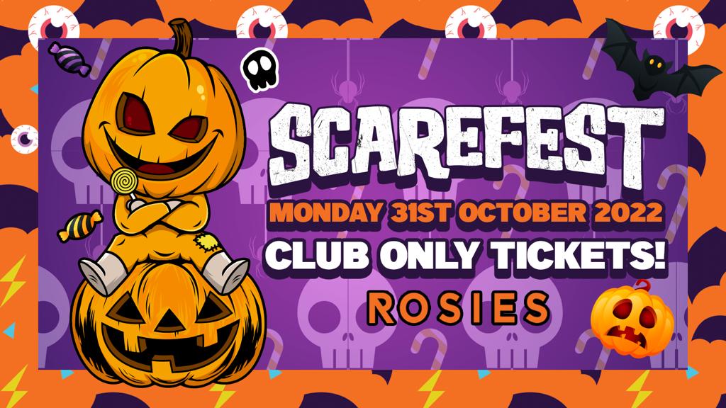 HALLOWEEN SCAREFEST ONLY TICKET AFTER 1AM ENTRY] at Rosies