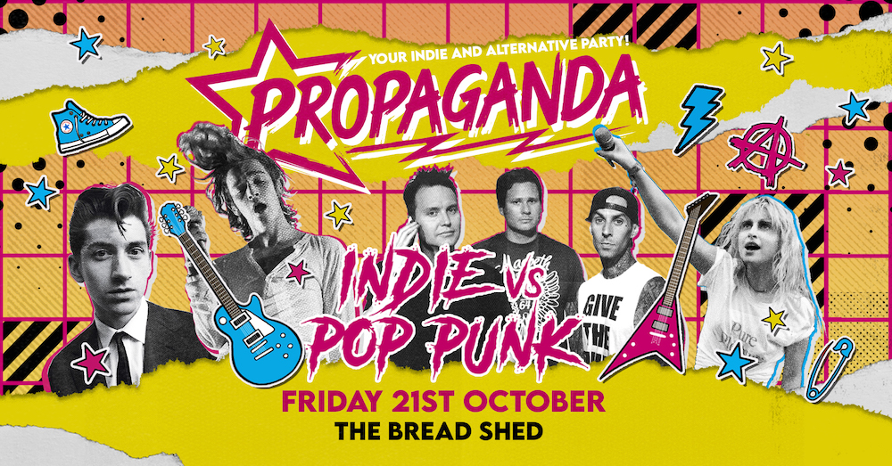 Propaganda Manchester – Indie vs Pop – Punk!