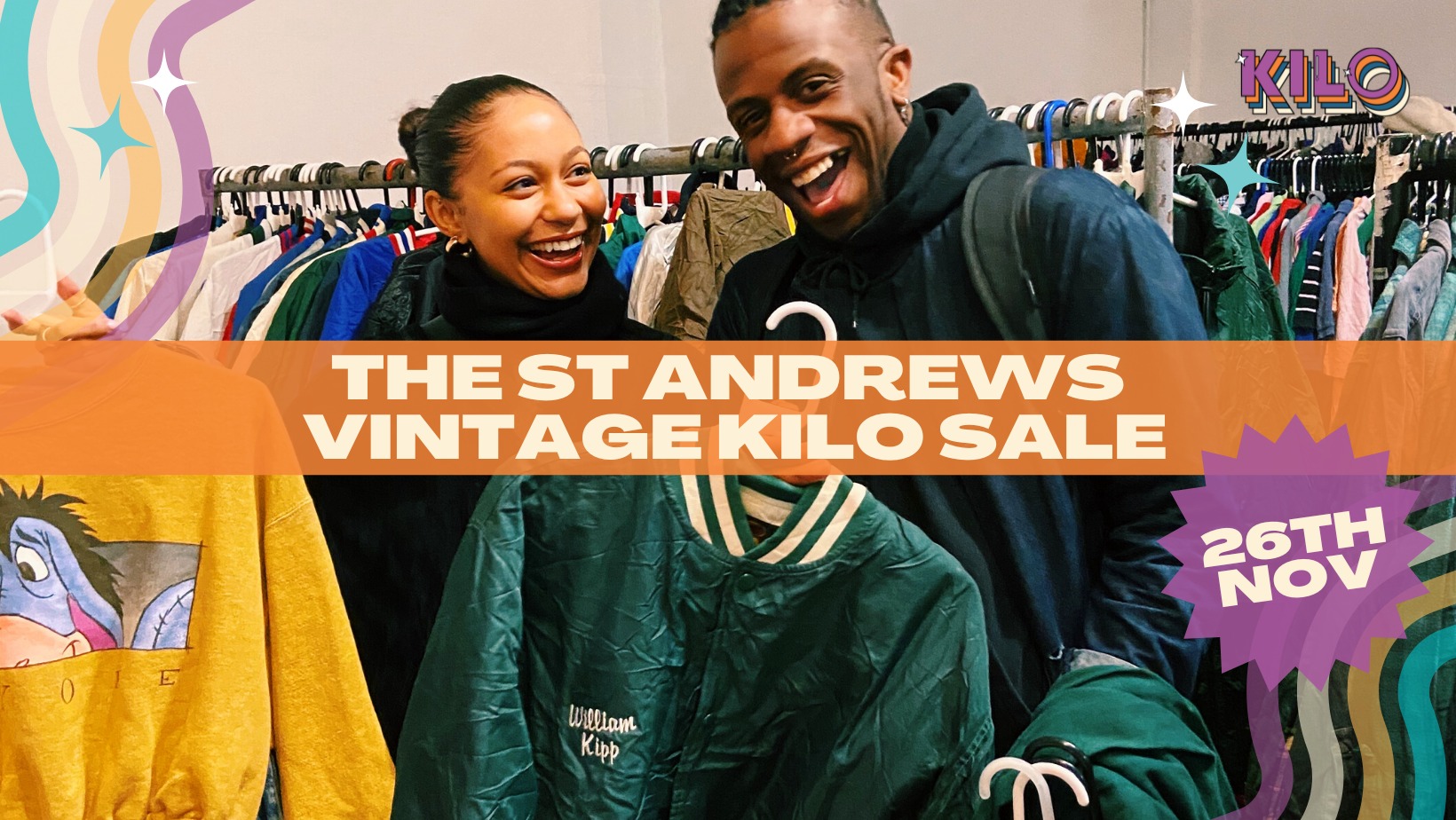 The St Andrews Vintage Kilo Sale at Cosmos Community Centre, St Andrews