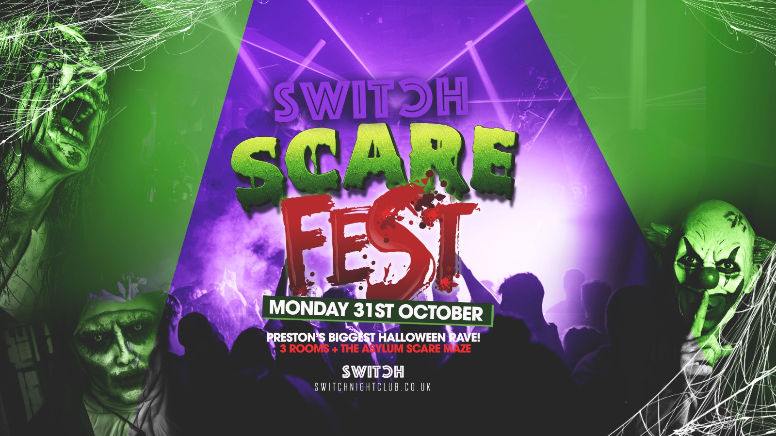 MAYHEM | Halloween Monday | Scare Fest + Asylum Scare Maze